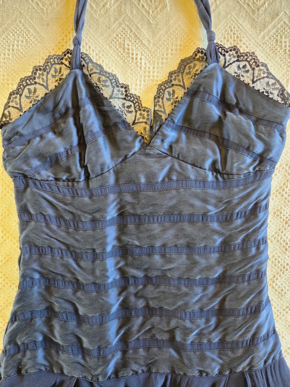 BCBG Silk Halter Dress - Picture 2 of 11